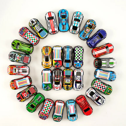 Children's Toy Car Set, Includes Metal Cars with Pull-Back Function and Storage Box, 20/30/50Pcs Small Cars in Random Colors, Perfect Birthday Gift for Boys and Girls Aged 3 and Above