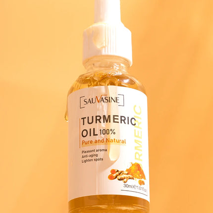 10ml 30ml 100% Turmeric Oil Anti Aging Wrinkle Whitening Serum Reduce Fine Lines Dark Spot Brightening Face Lighten For Women
