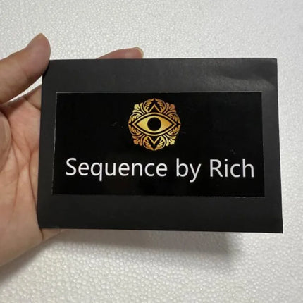 Sequence (Gimmicks and Online Instructions) by Rich Relish Mentalism Magic Tricks Illusions Prediction Close up Magic Props Fun