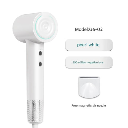2025 New Professional Negative Ion Hair Dryer with Temperature Control and Hot & Cold Air for Powerful and Gentle Hair Care
