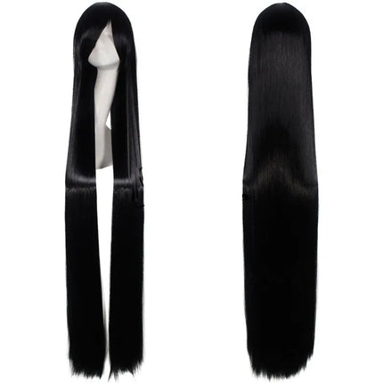 100cm Colourful Wig Long Staight Cosplay Anime Costume Party Wigs Synthetic Heat Resistant Wig