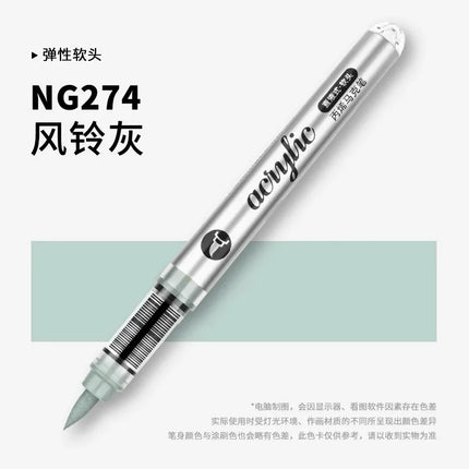 GRASP 120/1 Colors Acrylic Marker Pens Waterproof Pen Soft Brush Nib Student Art for Glass Stone Art School Supplies Stationery