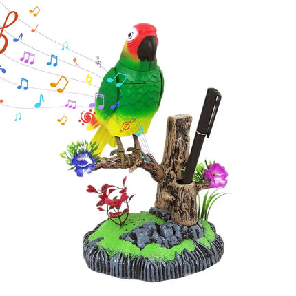 Lectric Battery Toys Birds Operated Simulated Induction Sound Parrots Children Moving Toy Talking Control Pets Voice-Activated