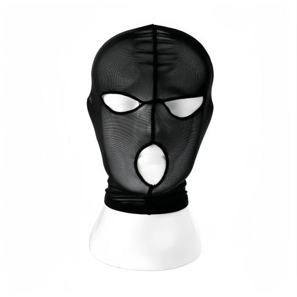 Bdsm Bondage Full Head Black Lace Pattern Mask Sex Toys Cosplay Unisex Sexy Head Mask Elastic Flirt Erotic SM Headgear Sex Shop