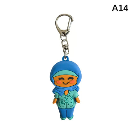 1PC Syringe-Shaped Ampoule Bottle Opener Keychain Rubber Cutter Aid Medication Vial Breaker Tool For Home Nurses And Doctors
