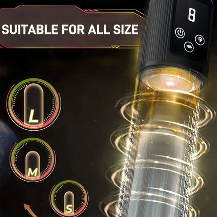 9 Suction Settings & 9 Masturbation Modes Automatic Male Penis Masturbator Sexual Wellness Product for Male Penis Training 18+