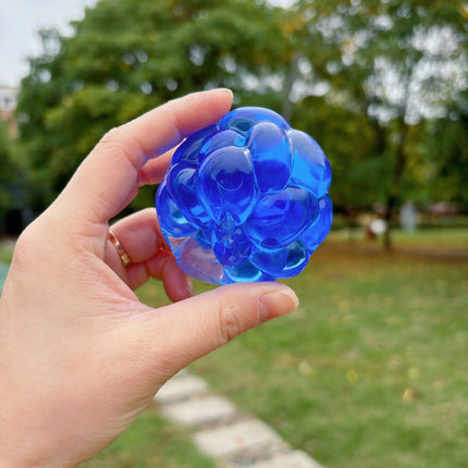 Creative colorful ice cube squishy ball, DIY squeeze toy, popping bubble beads—this viral stress-relief toy is the decompression