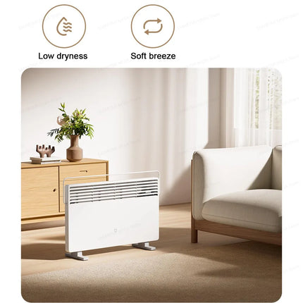 MIJIA Electric Heaters 2nd Thermostat Version,Multiple Safety Feature,2200W Power,3 Heat Settings,CN Version With Adapter