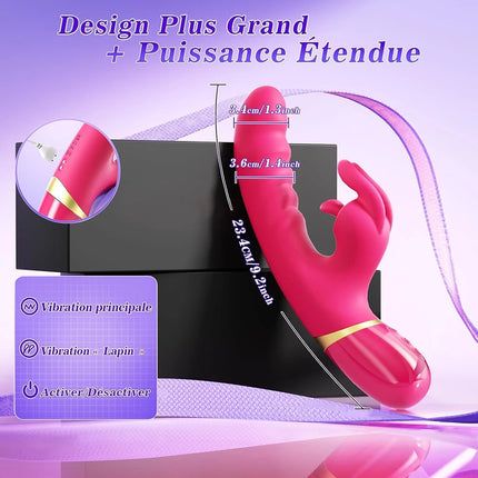 Rabbit Vibrator for Women Vagina G-Spot Vibrator Clitoris Stimulator Female Masturbation Adult Goods Sex Toy for Women
