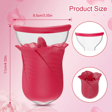Tongue Licking Vacuum Sucking Vibrator for Women Clit Sucker Nipples Breast Massager Removable Cup Female Masturbation Sex Toy