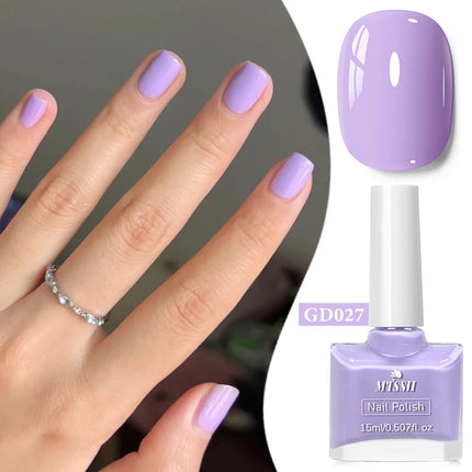 15ml Water-Based Nail Polish 40 Colors Long Lasting Quick Drying No Need of Lamp to Cure Nail Supplies Vernis for Nails Manicure