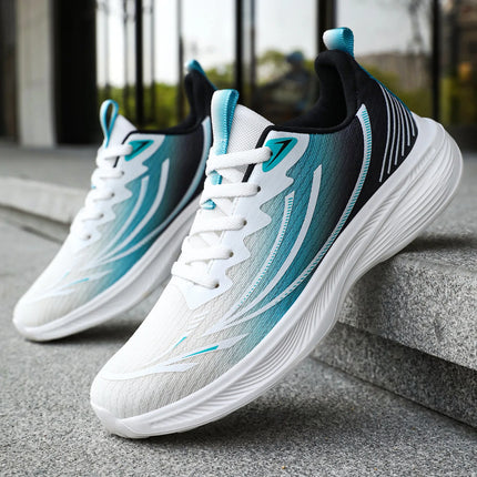 Men's Running Shoes Breathable Mesh Comfortable Sports Sneakers Soft Bottom Non-Slip Lightweight Footwear for Running