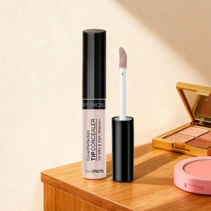 THE SAEM Cover Perfection Tip Concealer Effectively cover dark spots dark circles Foundation Stick Cream Korea Cosmetics