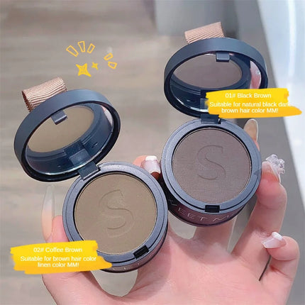 Hairline Repair Filling Powder With Puff Sevich Fluffy Thin Powder Pang Line Shadow Powder Forehead Hair Contour Powder Makeup
