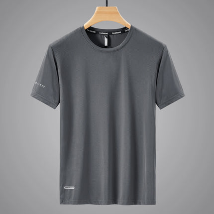 Quick Dry Sport T Shirt Men'S 2026 Short Sleeves Summer Casual White Plus OverSize 6XL 7XL 8XL 9XL Top Tees GYM Tshirt Clothes