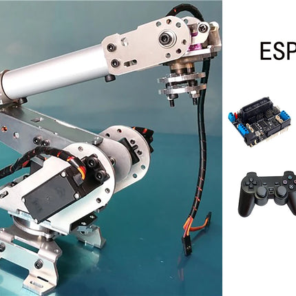 Multi-Dof Robot Arm Abb Industrial Manipulator Claw Gripper with MG996R for Arduino Robot DIY Kit to 6-axis Robotic Arm Project