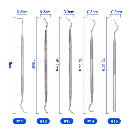 1pcs Tartar Scraper Scaler Plaque Remover Dental Mirror Teeth Pick Spatula Dentist Hygiene Oral Care Kit Tooth Cleaning Tool