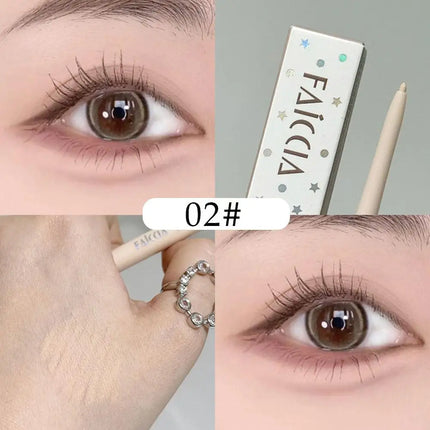 Charming Shiny Lying Silkworm Eyeliner Pencil Matte Waterproof Lasting Highlighter Eyeshadow Glitter Liquid Liner Eye Pencile