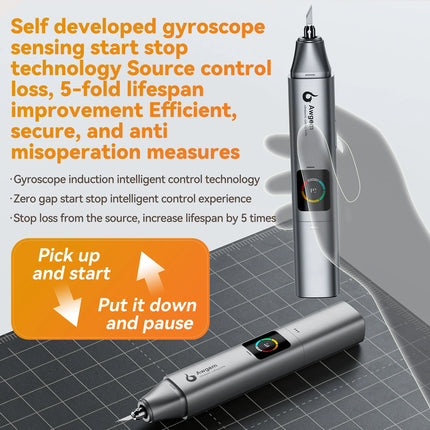 Awgem KE5 Handheld Ultrasonic Cutter Ultrasonic cutting knife DIY Electric Carving Tool for Plastic/Resin/3D Printing/Textile