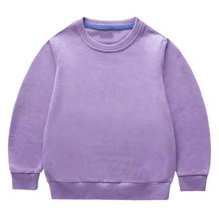 Cotton Sweatshirts For Boys Long Sleeve Kids Girls Children Basic Tshirt Pullover Kids Hoodies Outerwear Spring Kids Clothing