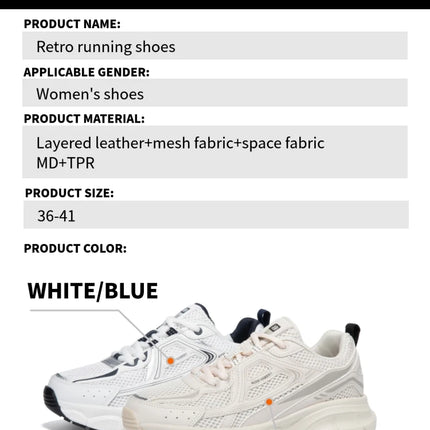 Baasploa Women Sports Shoes Outdoor Lightweight Breathable Jogging Sneakers Female Casual Mesh Anti-slip Lace Up Running Shoes
