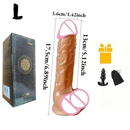 Realistic Dildo Soft Silicone Anal Butt Plug Vaginal G-spot  Masturbator Penis Suction Cup Big Dick Lesbian Sex Toys for Women18