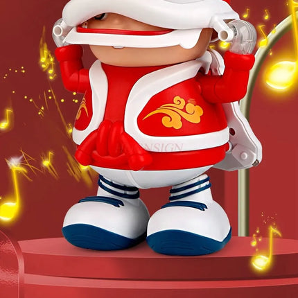 Dance, lion dance, little boy, electric lighting, music robot, male and female children, baby cartoon toys
