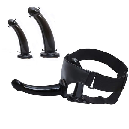 Detachable Female Wearable Sex Toys Double Dildos Belt Restraint Harness Adult Lesbian Sex Toys Masturbation Panties Toys 18+