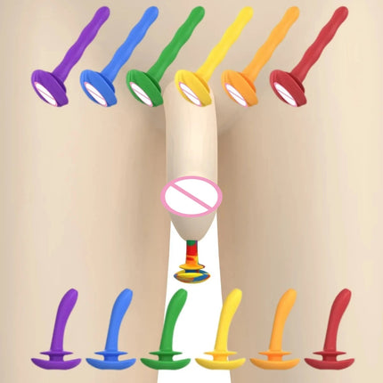 Chastity Cage Penis Plug Stimulation BDSM Bondage Urethra Dilator Catheter Horse Eye Rod Vagina Anal Simulatior Sex Toys for Man