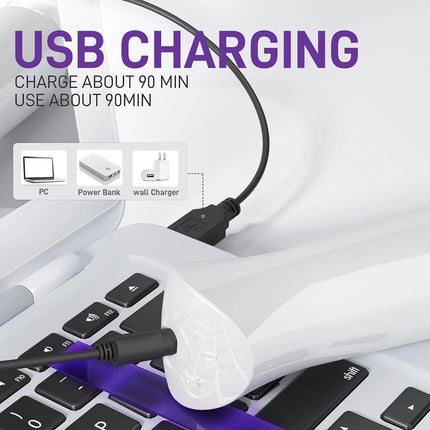 Powerful Magic Wand Vibrator for Women, Large AV Body Massager, G-Spot Clitoris Stimulator, USB Charging Adult Sex Toys for Women