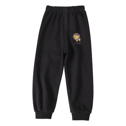 Baby Kids Bottoms Unisex Casual Long Pants for Boys and Girls Spring Autumn Elastic Waist Cartoon Animal Capris Children Clothes