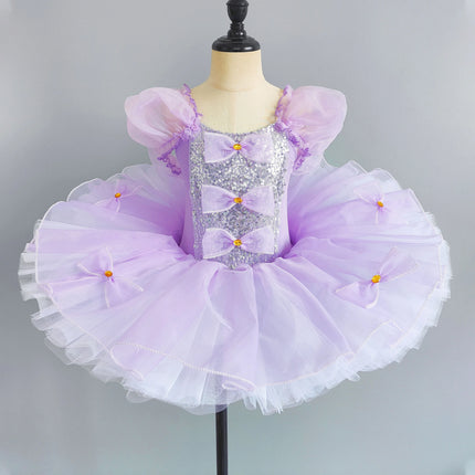 Dance Wear Summer Children Clothing Princess Performance Fairy Tutu Kids Clothes Ballet Leotards for Girls Dress Stage Costumes