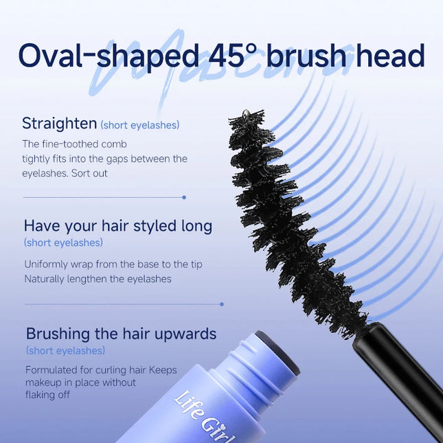 Life Girls Long-lasting Curling Mascara Thick Natural Waterproof Quick-drying Eyelash Setting Primer