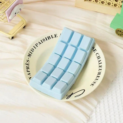 Simulated Chocolate Squishy Slow Rising Squeeze Toy Simulation Food Slow Rebound Chocolate Stress Release Desktop Ornament