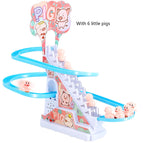 Pig climbing ladder