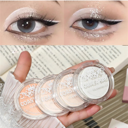 Single Matte Highlighter Palette White Beige Face Nose Brighten Contour Makeup Tea Brown Eye Shadow Lying Silkworm Rouge Powder