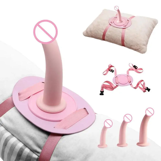 Dildo Cushion Suction Cup Mount Sex Adjustable Strong Suction Strap On Harness Dildo Holder For Chair Swing Sofa Platform