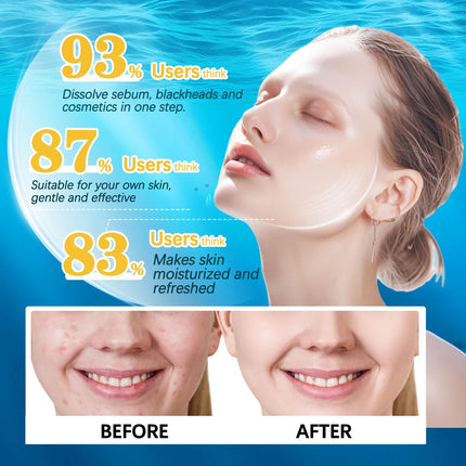 GROEI Cleansing Oil, Gentle Deep Cleansing, 3-in-1 for Eyes/Lips/Face, Skin-Nourishing Non-Comedogenic