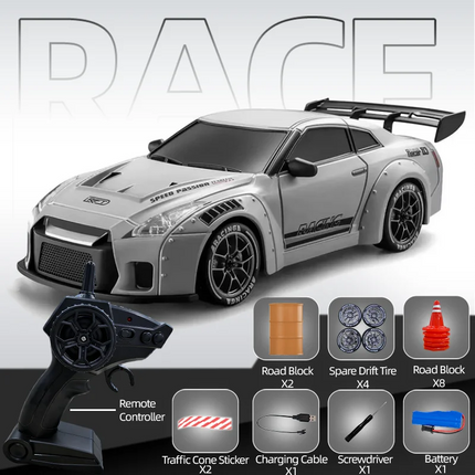 1/24 4WD RC Drift Car 2.4G Remote Control High Speed Racing Toy for Kids Boys Children Christmas Gifts