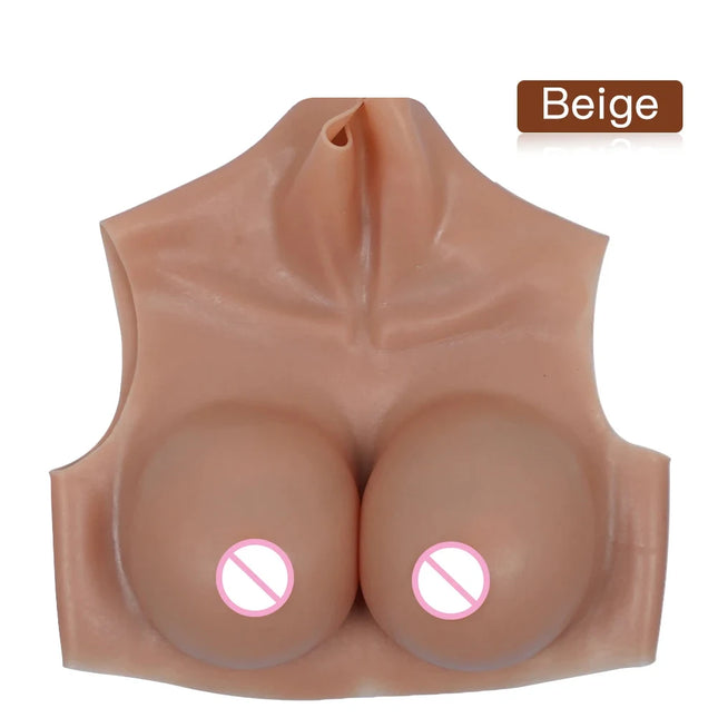Drag Queen Breast Plate For Crossdresser Silicone Breast Forms Huge Boobs For Transgender Cosplay Shemale Plate