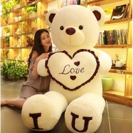 Big I Love You Teddy Bear Plush / Grand Ours Peluche Je T'Aime