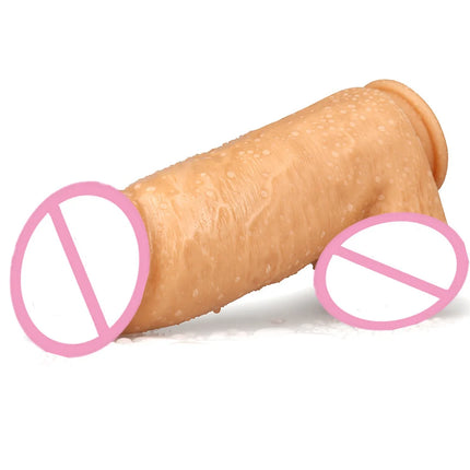 D 7.5CM SUPPER thick dildo Huge Realistic Giant Long Dildo Soft Silicone Vaginal Masturbators Penis Erotic Toy for Women - DILDO