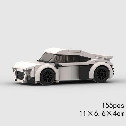 MOC Speed Sports Super Race Car Model Building Blocks DIY Bricks City Technical Rally Great Racing Vehicle Christmas Gift Toy