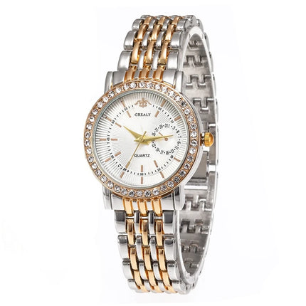 New Fashion Women Watches Stainless Steel Strip Quartz Watch Clock Fashion Casual Relogio Feminino Girl Student Women Wristwatch