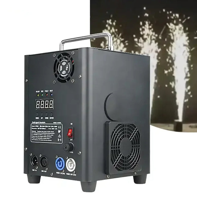 600W Spark Machine Cold Spark Machine DMX512 & Remote Control Effect Machine Wedding Party Bar Club DJ Stage Event Show