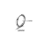Silver Color 16mm / 1PC
