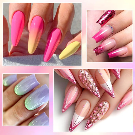 12pc All-season Nail Gel Polish Set Multicolor TPO HEMA Free Long-Lasting UV LED Nail Supplies for Women Daily & Party Wearing