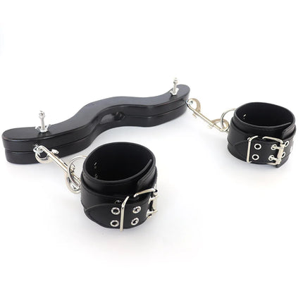 BDSM Bondage Kit Handcuffs Ankle Cuff CBT Cock Rings Penis Cage Testicle Scrotal Clip Restraints Adult Erotic Sex Toys for Men