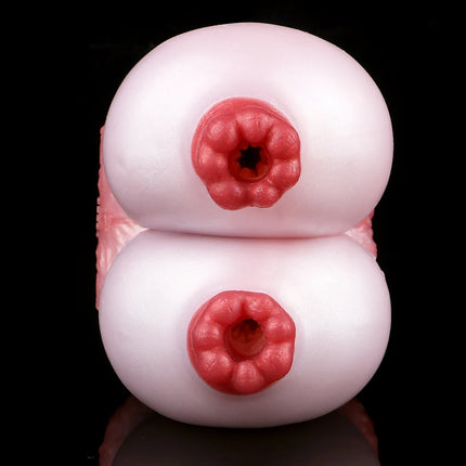 GEEBA Fantasy Breast Design Pocket Pussy Stroker For Men18+ Single Channel Silicone Male Masturbator Realistic Adult Sex Toys