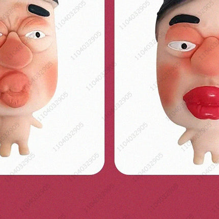 Funny Pimple Popper Squishy Toy Fast Rebound Squeeze Face Model Stress Relief Fidget Toys for Adults & Kids Funny Gag Prank Gift